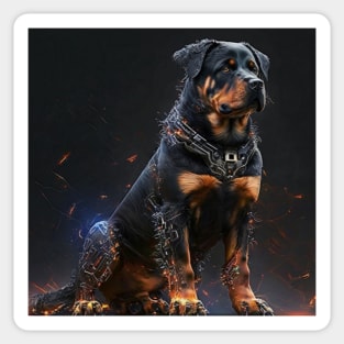 Rottweiler Al Sticker